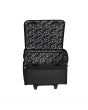 Everything Mary Sewing Machine Trolley Bag on Wheels, Black & White Dot - Sewing Machine Storage Case for Brother, Singer, Bernina, and Most Machines - EVM12439-2