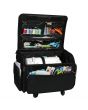 <strong>XL Sewing Machine Trolley Bag on 4 Wheels</strong><span>Black Quilted, 360 degree Rolling Sewing Case, 4 Wheeled Overlocker or Sewing Machine Trolley Bag for Brother, singer and most machines</span><em>Everything Mary EVM12775-1</em>