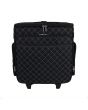 <strong>Craft Trolley Bag</strong><span>Black quilted with blue stitching, Papercraft Tote with Wheels for Scrapbook & Art Storage, Organiser Case for Supplies and Accessories</span><em>Everything Mary EVM13737-1</em>