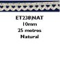 <strong>Cotton Lace 10mm</strong> <em>Essential Trimmings ET238----</em>
