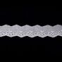 <strong>Broderie Anglaise Lace 27 4m X 25mm</strong> <em>Essential Trimmings ET418----</em>