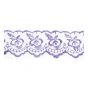 <strong>Embroidered Lace: 27.4m X 50mm :: Lilac</strong> <em>Essential Trimmings ET430-LIL</em>