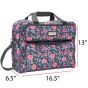 <strong>Sewing Machine Bag</strong> <span>Grey & Pink Floral, Carry Case for Brother, Singer, Bernina and Most Sewing Machines</span> <em>Everything Mary EVM12398-3</em>