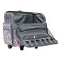 Deluxe Sewing Trolley Quilted Pink Floral 46x23x46cm Everything Mary EVM10130-8