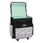 <strong>Craft Trolley Bag</strong> <span>Pill Print, Craft Organiser on Wheels for Sewing, Scrapbooking, Paper Craft and Art, Storage Case for Supplies and Accessories</span> <em>Everything Mary EVM12777-1</em>