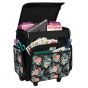 <strong>Craft Trolley Bag</strong><span>Black Floral, Collapsible Papercraft Tote with Wheels for Scrapbook & Art Storage, Organiser Case for Supplies and Accessories</span><em>Everything Mary EVM12777-2</em>