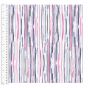 Cotton Craft Fabric 110cm wide x 1m | Love Always Stick Stripe | 13827-WHITE