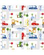 Cotton Craft Fabric 110cm wide x 1m Drivers Wanted Flannel Collection-Off To Work