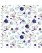 Cotton Craft Fabric 110cm wide x 1m Magical Galaxy Metallic Collection-Stars & Planets