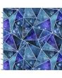 Cotton Craft Fabric 110cm wide x 1m Magical Galaxy Metallic Collection-Stained Glass