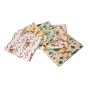 Woodland Friends Themed Pack of 5 Cotton Fat Quarters - Sewing Online FA223