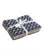 Geometric Navy Themed Pack of 5 Cotton Fat Quarters - Sewing Online FA224