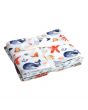 Blue Sea Whales Themed Pack of 5 Cotton Fat Quarters - Sewing Online FA233