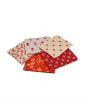 Countryside Style Red Themed Pack of 5 Cotton Fat Quarters - Sewing Online FA239