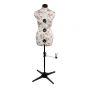 Sewing Online Adjustable Dressmakers Dummy, in a Rosebuds Floral Fabric with Hem Marker, Dress Form Sizes 10 to 20 - Pin, Measure, Fit and Display your Clothes on this Tailors Dummy - FLORAL