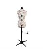<strong>Adjustable Dressmakers Dummy</strong> <span>in a Rosebuds Floral Fabric with Hem Marker, Dress Form Sizes 16 to 20, Pin, Measure, Fit and Display your Clothes on this Tailors Dummy</span> <em>Sewing Online FLORALSMALL</em>