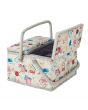 Sewing Notions Large Twin Lid Sewing Box 25 x 25 x 17cm MRLTLE-120