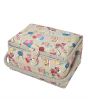 Sewing Online Medium Sewing Box, Grey Sewing Notions Fabric | 26 x 18 x 15cm | Storage and Organiser Basket with Compartments for Sewing Supplies, Accessories, Thread, Needles, and Scissors - MRM-120