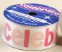 <strong>Celebrate RA20025/26</strong> <span>Hot Pink On White Present Printed Satin Ribbon 3m x 25mm</span> <em>Celebrate Ribbon RA20025-26</em>