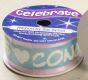 <strong>Celebrate RA22325/13</strong> <span>Baby Pink on Lilac Congratulations Printed Ribbon 3m 25mm</span> <em>Celebrate Ribbon RA22325-13</em>
