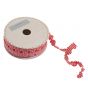 <strong>Gingham Heart Trim: 25m x 15mm: Red</strong> <em>Groves and Banks GTCB029</em>
