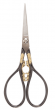 <strong>Gold Embroidery Scissors 4.25 Inch :: Black</strong> <em>Hemline H342</em>