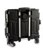 <strong>Plastic Folding Trolley</strong> <span>Black | Craft/Sewing and Hobby Box with Wheels | 47 x 46 x 39cm</span> <em>Sewing Online YN8806-BLACK</em>
