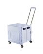 <strong>Plastic Folding Trolley</strong> <span>Purple | Craft/Sewing and Hobby Box with Wheels | 47 x 46 x 39cm</span> <em>Sewing Online YN8806-PURPLE</em>