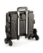 <strong>Plastic Folding Trolley</strong> <span>Black | Craft/Sewing and Hobby Box with Stair Climbing Wheels | 47 x 52 x 41cm</span> <em>Sewing Online YN8812-BLACK</em>