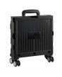 <strong>Plastic Folding Trolley</strong> <span>Black | Craft/Sewing and Hobby Box with Wheels | 47 x 39 x 32cm</span> <em>Sewing Online YN8822-BLACK</em>