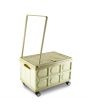 <strong>Foldable Plastic Trolley on Wheels</strong> <span>65L green collapsible portable cart for sewing, craft, camping and shopping.</span> <em>Sew Stylish YN8890-Green</em>