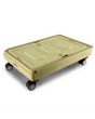 <strong>Foldable Plastic Trolley on Wheels</strong> <span>65L green collapsible portable cart for sewing, craft, camping and shopping.</span> <em>Sew Stylish YN8890-Green</em>