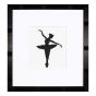 <strong>Counted Cross Stitch Kit: Ballet Silhouette 1 (Evenweave)</strong> <em>Lanarte PN-0008131</em>
