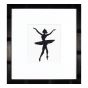 <strong>Counted Cross Stitch Kit: Ballet Silhouette 3 (Evenweave)</strong> <em>Lanarte PN-0008133</em>