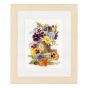 <strong>Counted Cross Stitch Kit: Pot of Pansies (Evenweave)</strong> <em>Lanarte PN-0154463</em>