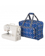 Sewing Machine Bag Navy Dot 33 x 45.7 x 20.32 cm - Sew Stylish PT660-NAVY-POLKA
