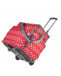 Sewing Online Sewing Machine Trolley Bag on Wheels, Red Polka Dot | 47 x 35 x 23cm | Sewing Machine Storage for Janome, Brother, Singer, Bernina, and Most Machines - PT750-RED-POLKA