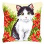 <strong>Cross Stitch Cushion : Cat 4</strong> <em>Vervaco PN-0143701</em>