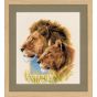 <strong>Counted Cross Stitch Kit: Lion Duo 2</strong> <em>Vervaco PN-0144438</em>