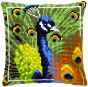 <strong>Cross Stitch Cushion Peacock</strong> <em>Vervaco PN-0145700</em>