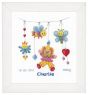 <strong>Counted X Stitch Kit: Birth Record: Clown Delight</strong> <em>Vervaco PN-0021813</em>