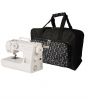 <strong>Sewing Machine Bag</strong> <span>Black Sprig | 46 x 33 x 20cm | Carry Bag for Janome, Brother, Singer, Bernina and Most Sewing Machines</span> <em>Sew Stylish PT660-BLK-SPRIG</em>