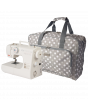 <strong>Sewing Machine Bag</strong> <span>Grey Polka Dot | 46 x 33 x 20cm | Carry Bag for Janome, Brother, Singer, Bernina and Most Sewing Machines</span> <em>Sew Stylish PT660-GREY-POLKA</em>