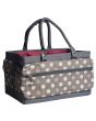 <strong>Craft Organiser Bag</strong> <span>Grey Polka, Collapsible Caddy and Tote with Compartments for Sewing, Scrapbooking, Paper Craft and Art</span> <em>Sew Stylish PT900-GREY-POLKA</em>