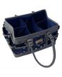 <strong>Craft Organiser Bag</strong> <span>Navy Polka, Collapsible Caddy and Tote with Compartments for Sewing, Scrapbooking, Paper Craft and Art</span> <em>Sew Stylish PT900-NAVY-POLKA</em>