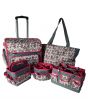 <strong>5-piece Craft/Sewing Storage Bundle in Hot Pink Floral</strong> <span>Includes Sewing Machine Trolley, Collapsible Caddy, Desk Tote, Hexagonal Storage Box, Shoulder Bag for Sewing/Craft Supplies</span> <em>Sewing Online PT950-HOT-PINK-FLORAL</em>