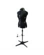 <strong>Adjustable Dressmakers Dummy</strong> <span>in Black Fabric with Hem Marker, Dress Form Size 10 to 16, Pin, Measure, Fit and Display your Clothes on this Tailors Dummy</span> <em>Sewing Online 023816-Black</em>