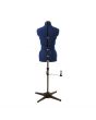 <strong>Adjustable Dressmakers Dummy</strong> <span>in Navy Fabric with Hem Marker, Dress Form Sizes 10 to 22, Pin, Measure, Fit and Display your Clothes on this Tailors Dummy</span> <em>Sewing Online 02381---NVY</em>