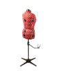 <strong>Adjustable Dressmakers Dummy</strong> <span>in Red Polka Dot with Hem Marker, Dress Form Sizes 16 to 20, Pin, Measure, Fit and Display your Clothes on this Tailors Dummy</span> <em>Sewing Online SW5917B</em>