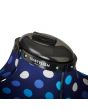 <strong>Adjustable Dressmakers Dummy</strong> <span>in Blue Polka Dot with Hem Marker, Dress Form Sizes 16 to 20, Pin, Measure, Fit and Display your Clothes on this Tailors Dummy</span> <em>Sewing Online SW5918B</em>